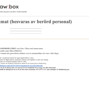 gruppklimat, organisatorisk och social arbetsmiljö, systematiskt arbetsmiljöarbete