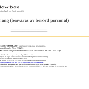 enkät - engagemang och utmattning