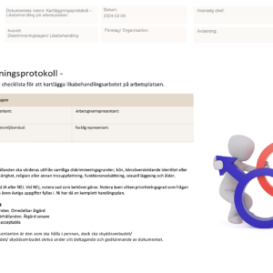 kartläggningsprotokoll för likabehandling