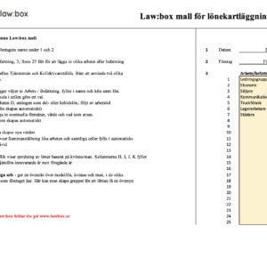 mall för lönekartläggning